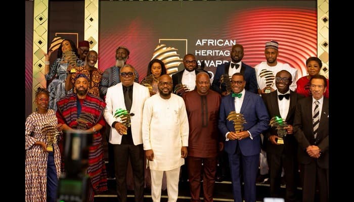 Honorees at the African Heritage Awards in Ghana