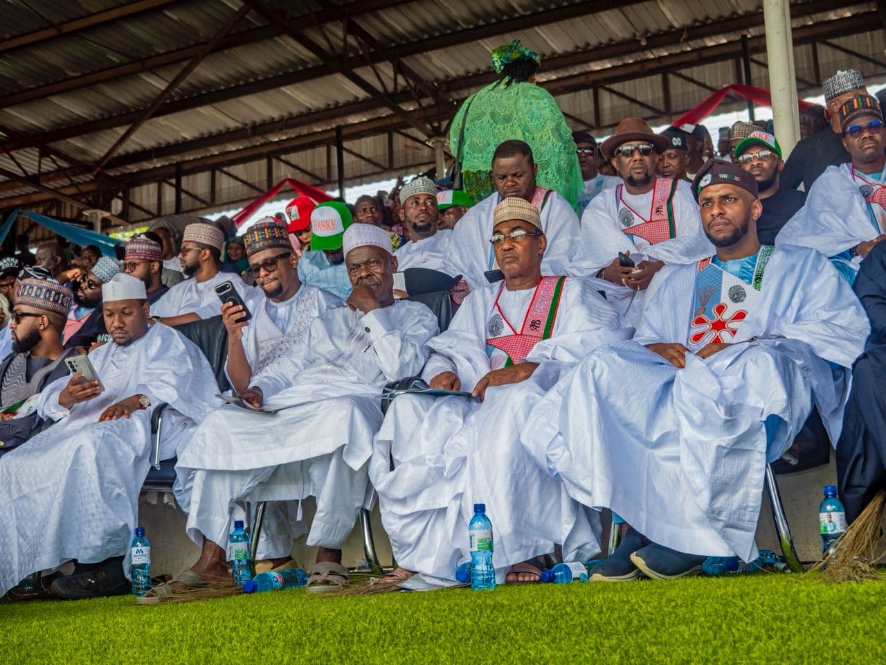 Citizens gathered at Mahmud Ribadu Square Yola